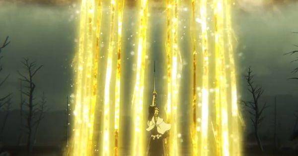 Sasakibe muda menunjukkan Bankainya untuk pertama kali ( Dok. Pierrot / Bleach )