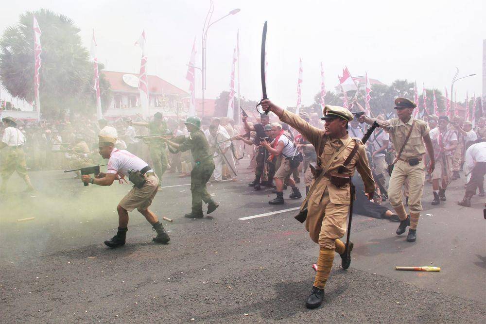 Pemerintah Kota (Pemkot) Surabaya kembali sukses menggelar Parade Surabaya Juang pada Minggu (6/11/2022). (Dok. Humas Pemkot Surabaya)