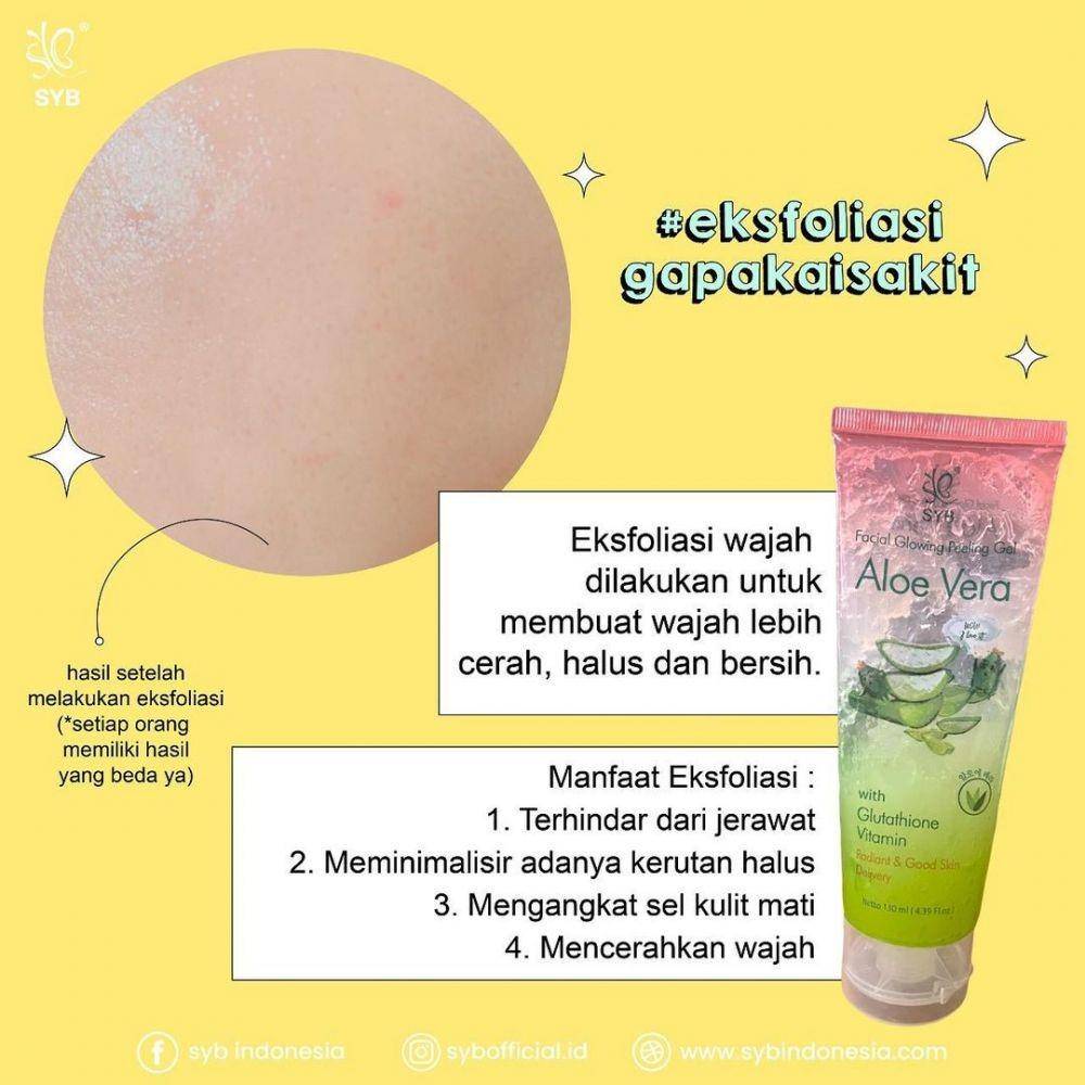 Rekomendasi face peeling gel Syb (instagram.com/sybofficial.id)