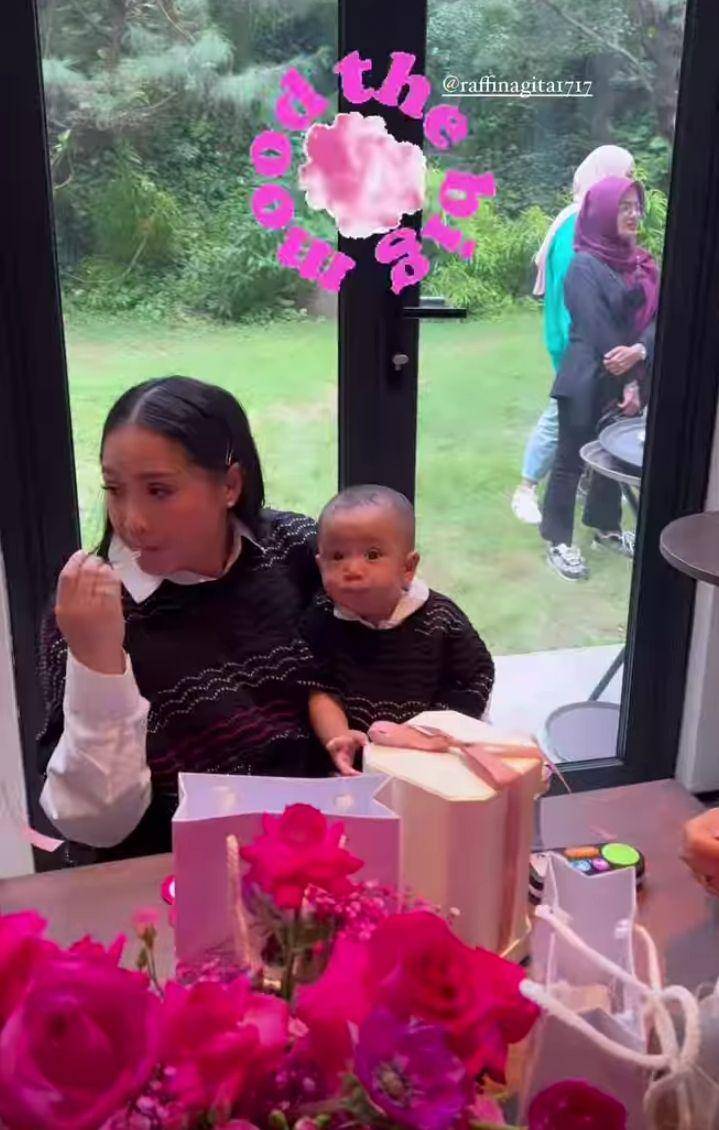 potret Rayyanza di launching produk kolaborasi terbaru Nagita Slavina (instagram.com/wanda_haraa)
