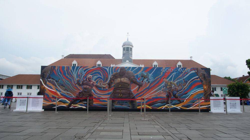 mural God of War di Kota Tua (dok. JXB)