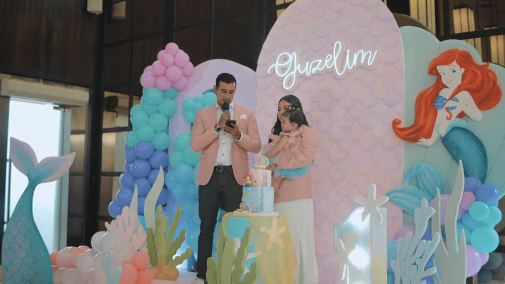 potret ulang tahun pertama Baby Guzel (youtube.com/alimarginchannel)