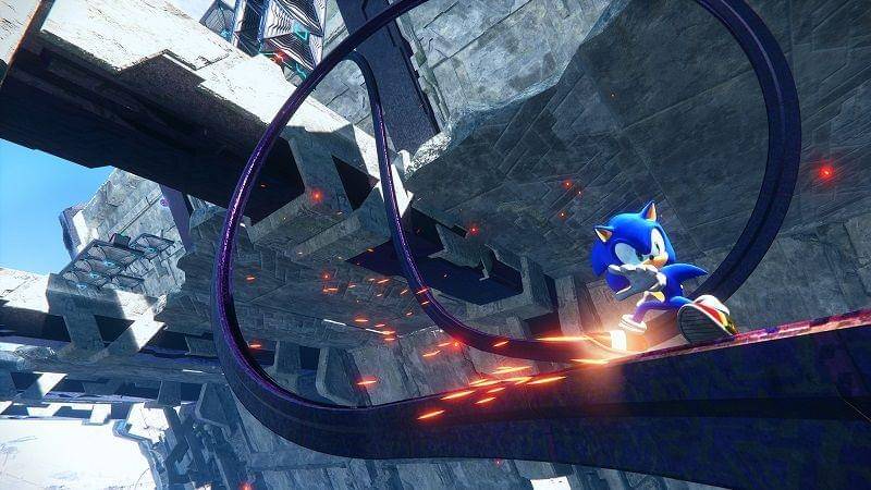 Aksi di Sonic Frontiers. (Dok. SEGA/Sonic Frontiers)