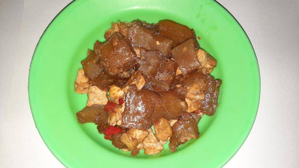 oseng krecek tahu (dok. pribadi/Fatma Roisatin Nadhiroh)