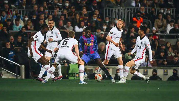 Barcelona melawan Eintracht Frankfurt di perempat final Europa League 2021/2022 (eintracht.de)
