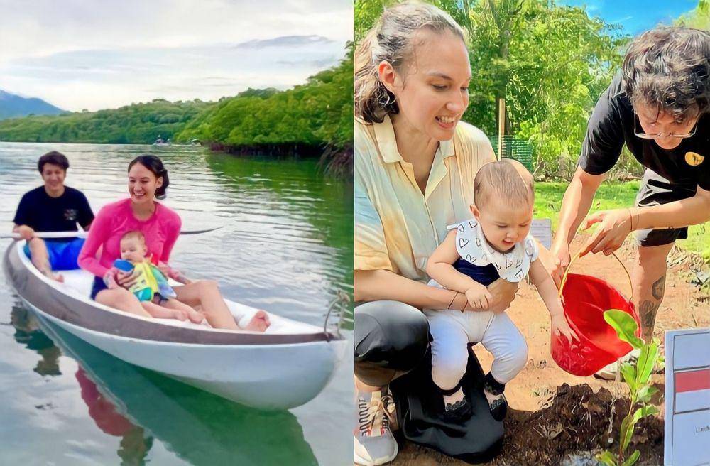 9 Momen Seru Baby Djiwa, Anak Nadine Chandrawinata Menjelajah Alam