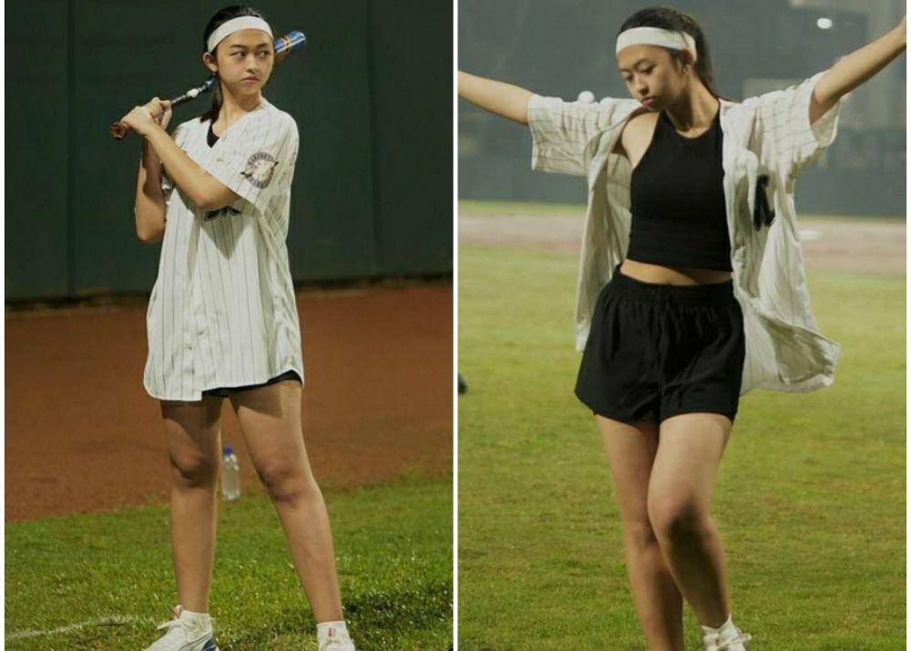 Potret Clarinna Putri main softball (instagram.com/clarinnaputri)