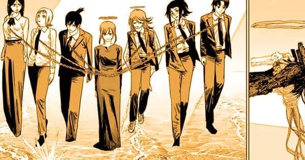 Makima bersiap melawan Gun Devil ( Dok. Shueisha / Chainsaw Man )