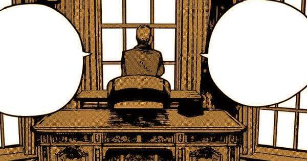 Presiden Amerika yang membuat kontrak dengan Gun Devil ( Dok. Shueisha / Chainsaw Man )