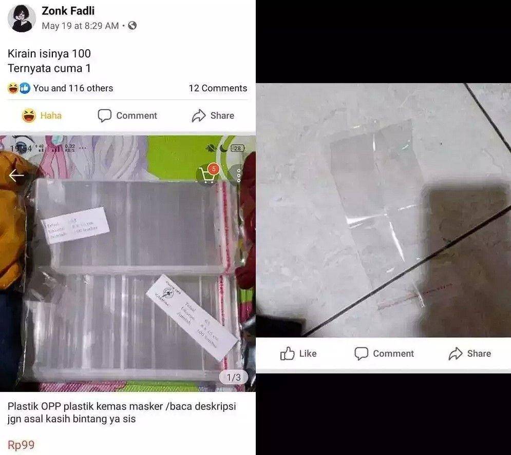 apes akibat harga promo (facebook.com/miskirin.miskirin.5)