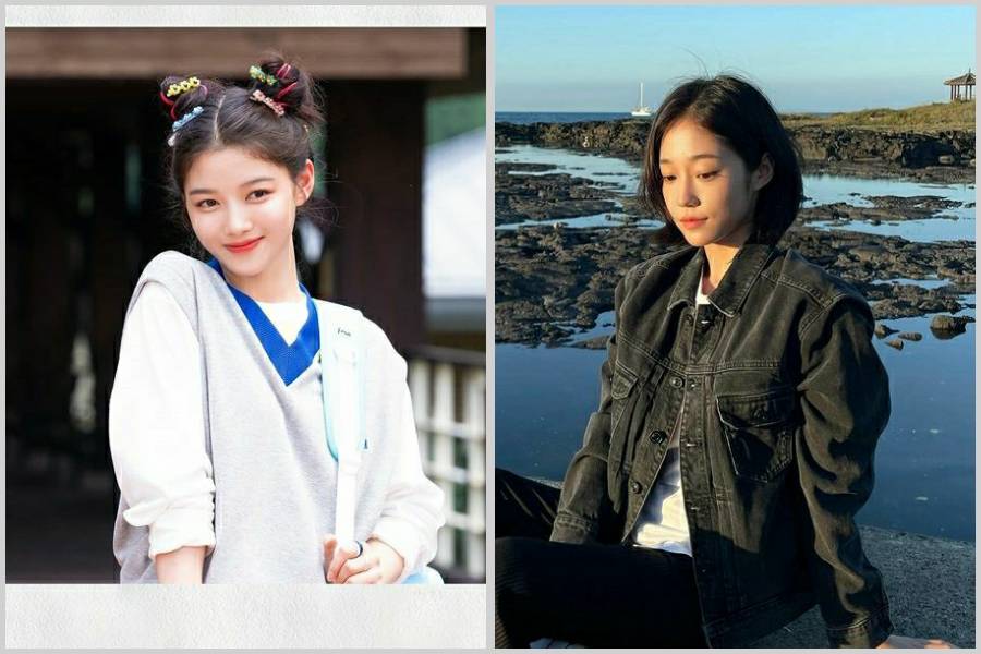 ootd Kim Yoo Jung dan Roh Yoon Seo (instagram.com/awesome_ent_official | instagram.com/rohyoonseo)