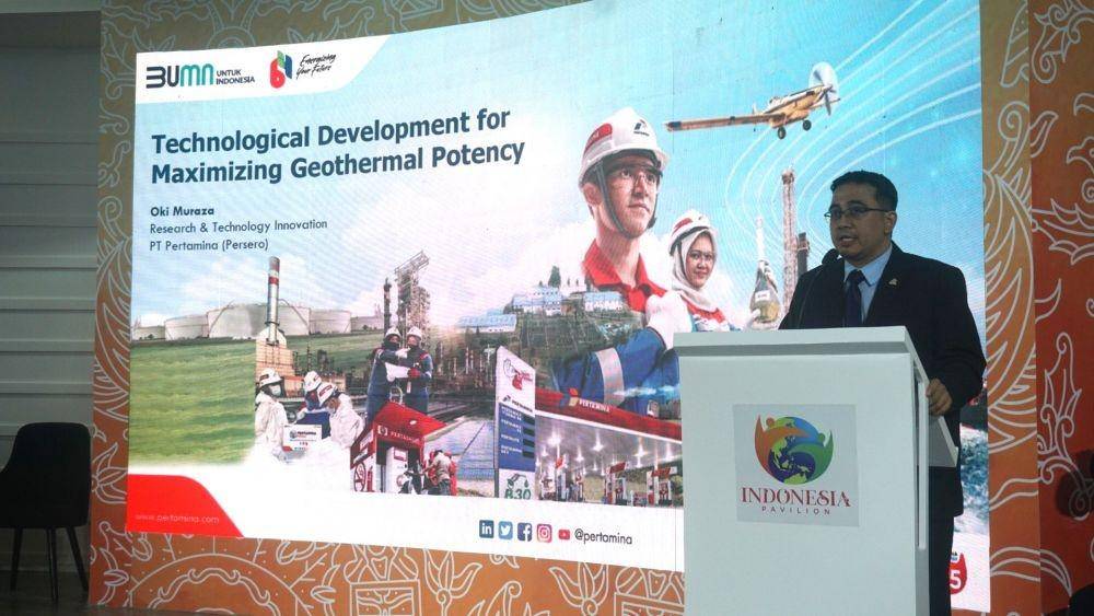 Senior Vice President Research Technology and Innovation Pertamina, Oki Muraza memaparkan potensi panas bumi RI (Dok. Pertamina)