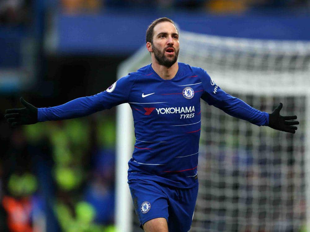 potret Gonzalo Higuain (twitter.com/ChelseaFC)