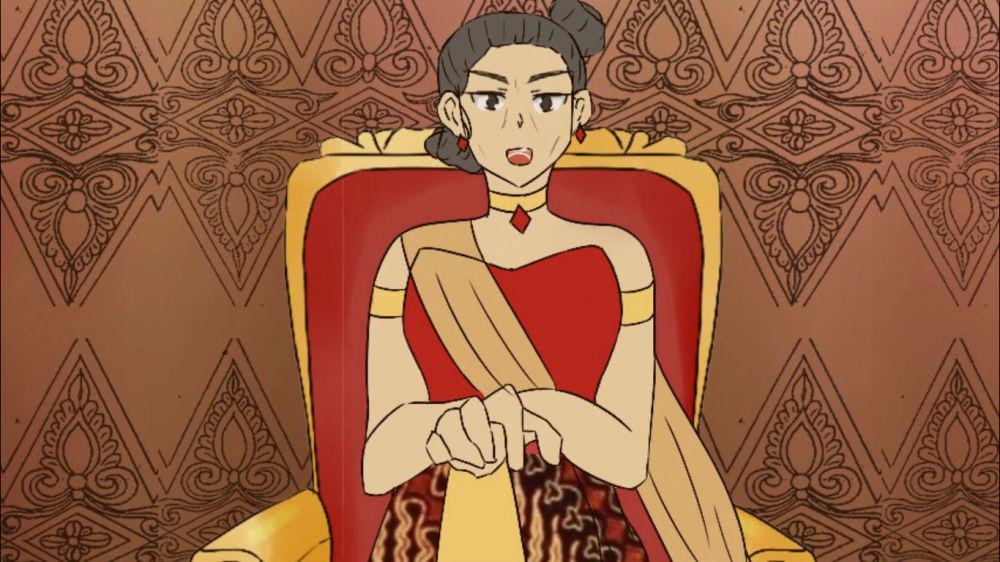 Ilustrasi Ida I Dewa Agung Istri Kanya saat masih kecil. (YouTube.com/Sasha Citra Utami)