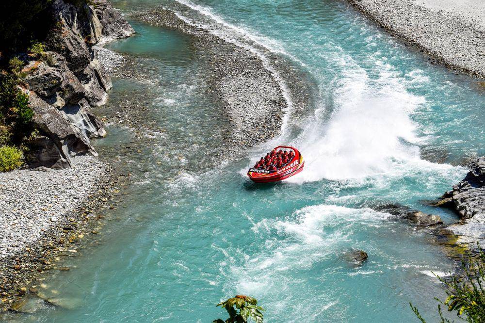 Shotover Jet di Queenstown, Selandia Baru (Pixabay.com/Ridoe)