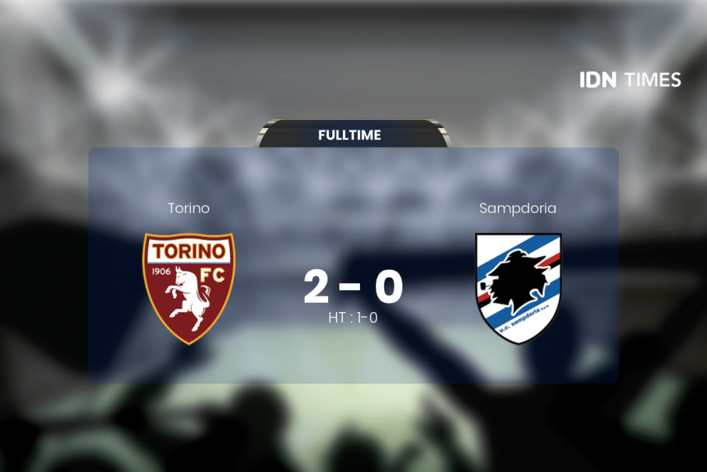 Torino Curi Poin Penuh Atas Sampdoria