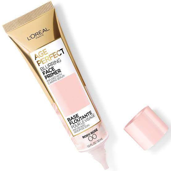 produk L'Oréal Paris Age Perfect Blurring Face Primer Infused with Serum (amazon.com/LOreal-Paris-Perfect-Blurring-Infused)