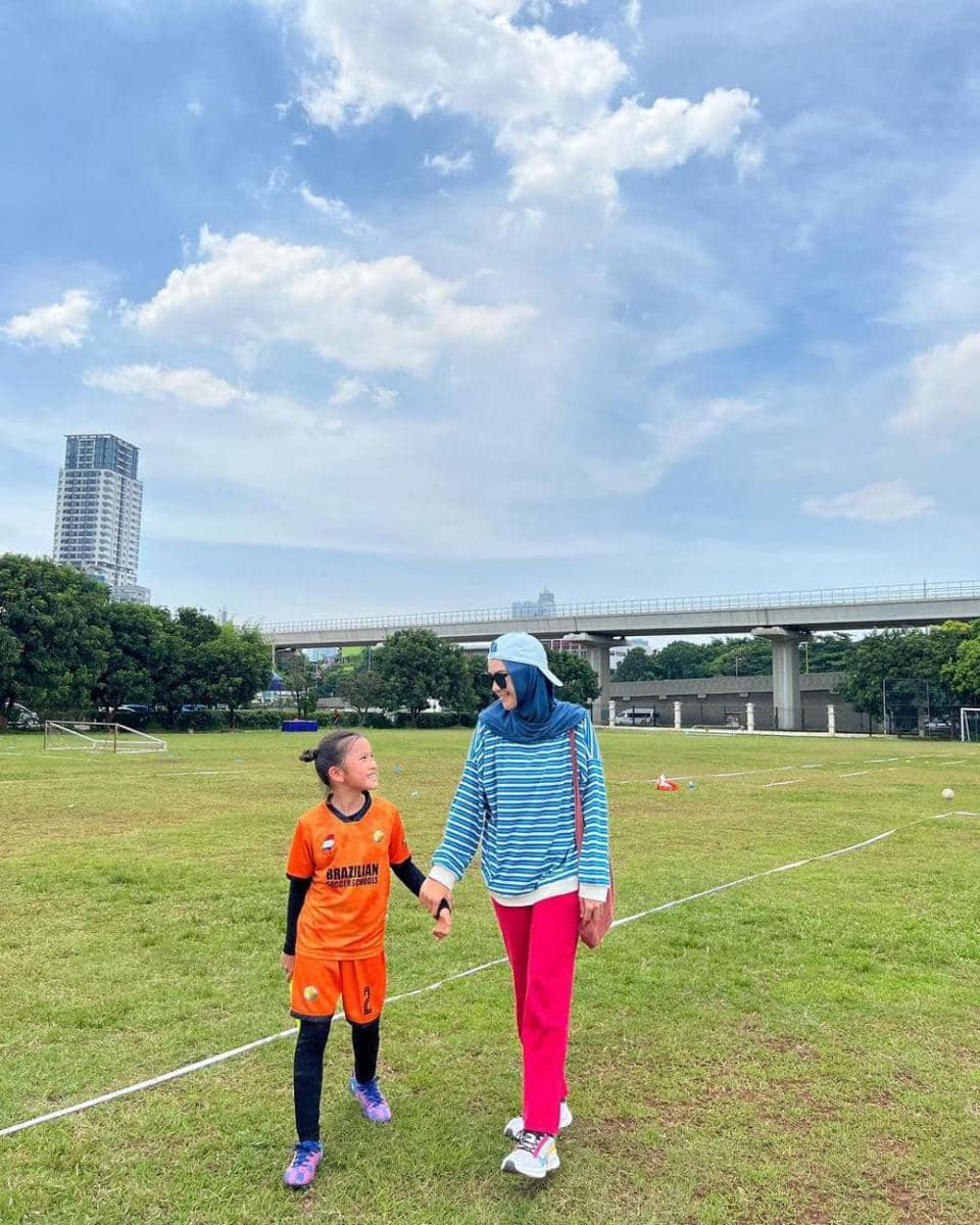 potret Kala Madali bermain bola (instagram.com/zaskiadyamecca)