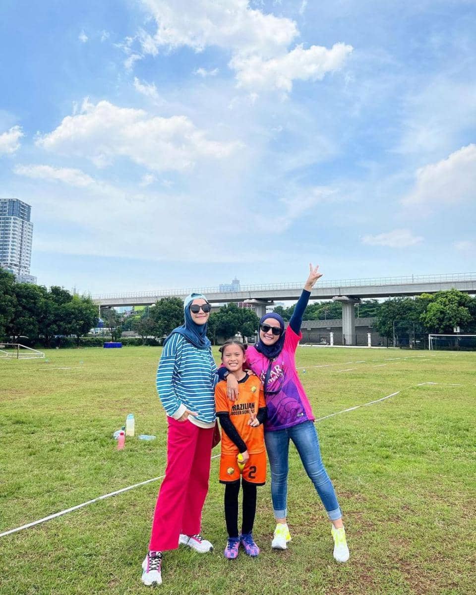 potret Kala Madali bermain bola (instagram.com/zaskiadyamecca)