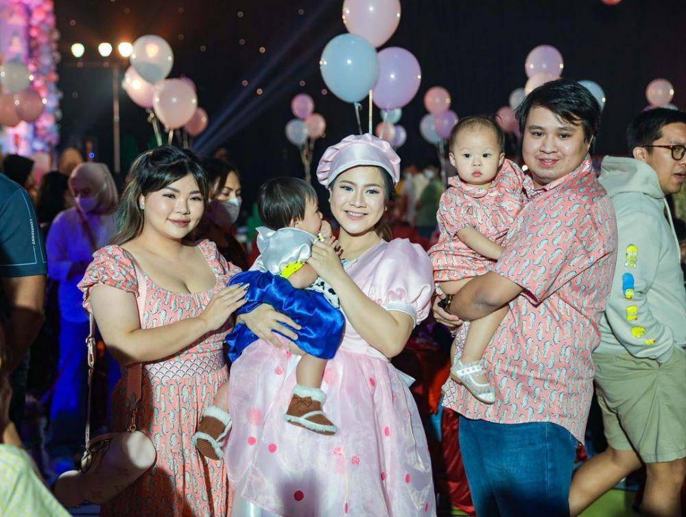 potret pesta ulang tahun pertama Baby Bible (instagram.com/felicyangelista_)