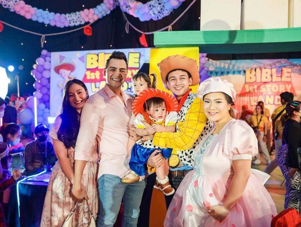 potret pesta ulang tahun pertama Baby Bible (instagram.com/felicyangelista_)