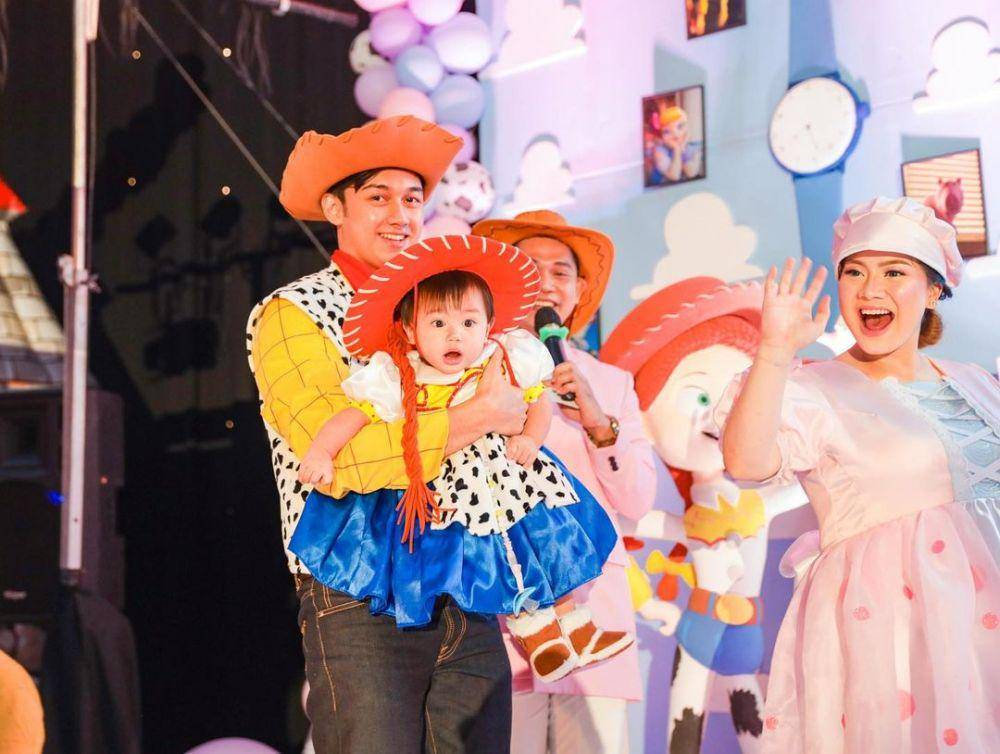 potret pesta ulang tahun pertama Baby Bible (instagram.com/felicyangelista_)