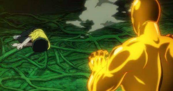 Dimple kaget melihat Shigeo membuat semua kekuatannya (  Dok. Bones / Mob Psycho 100 III )