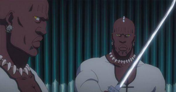 Zommari memakai kemampuan Sonido spesialnya ( Dok. Pierrot / Bleach )