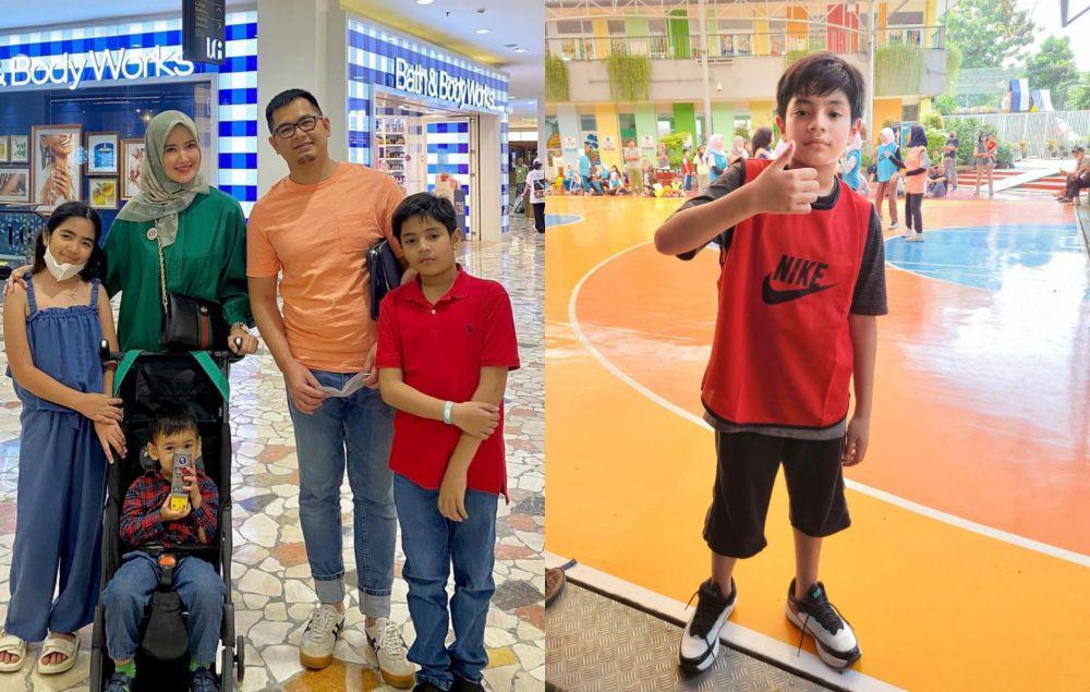 9 Potret Anak Sulung Tommy Kurniawan yang Jago Main Basket!