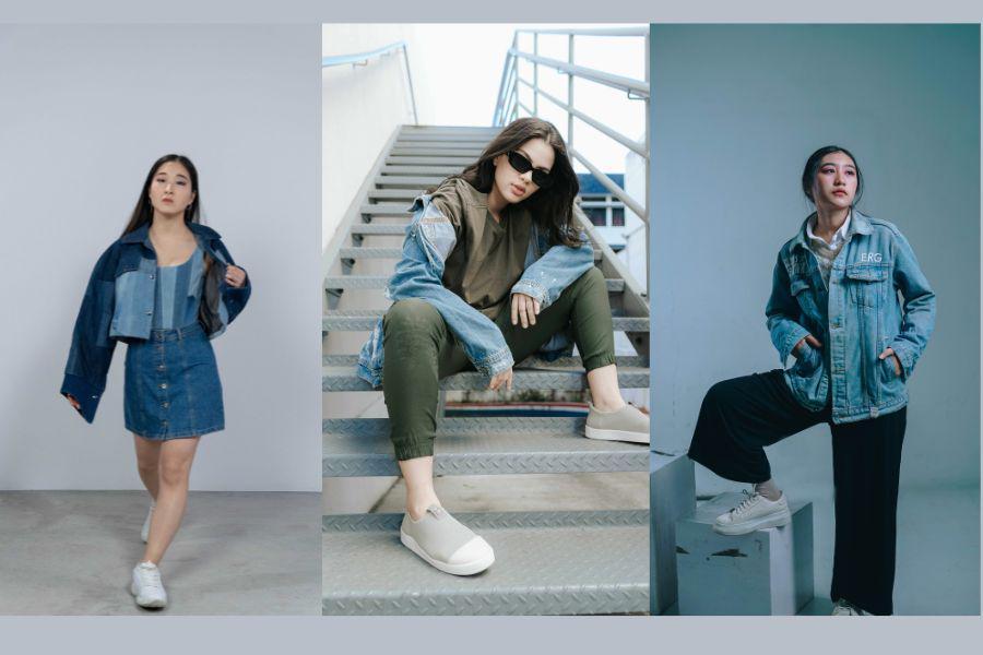 9 Inspirasi Outfit Edgy Look dengan Denim Jacket, Standout!