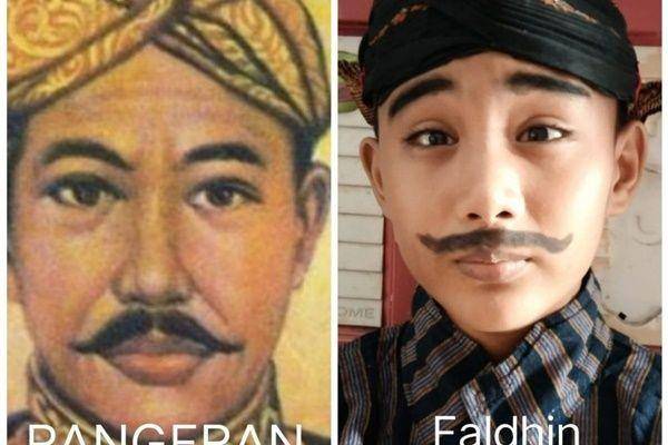 anak-anak cosplay pahlawan nasional (twitter.com/yogojekyo)