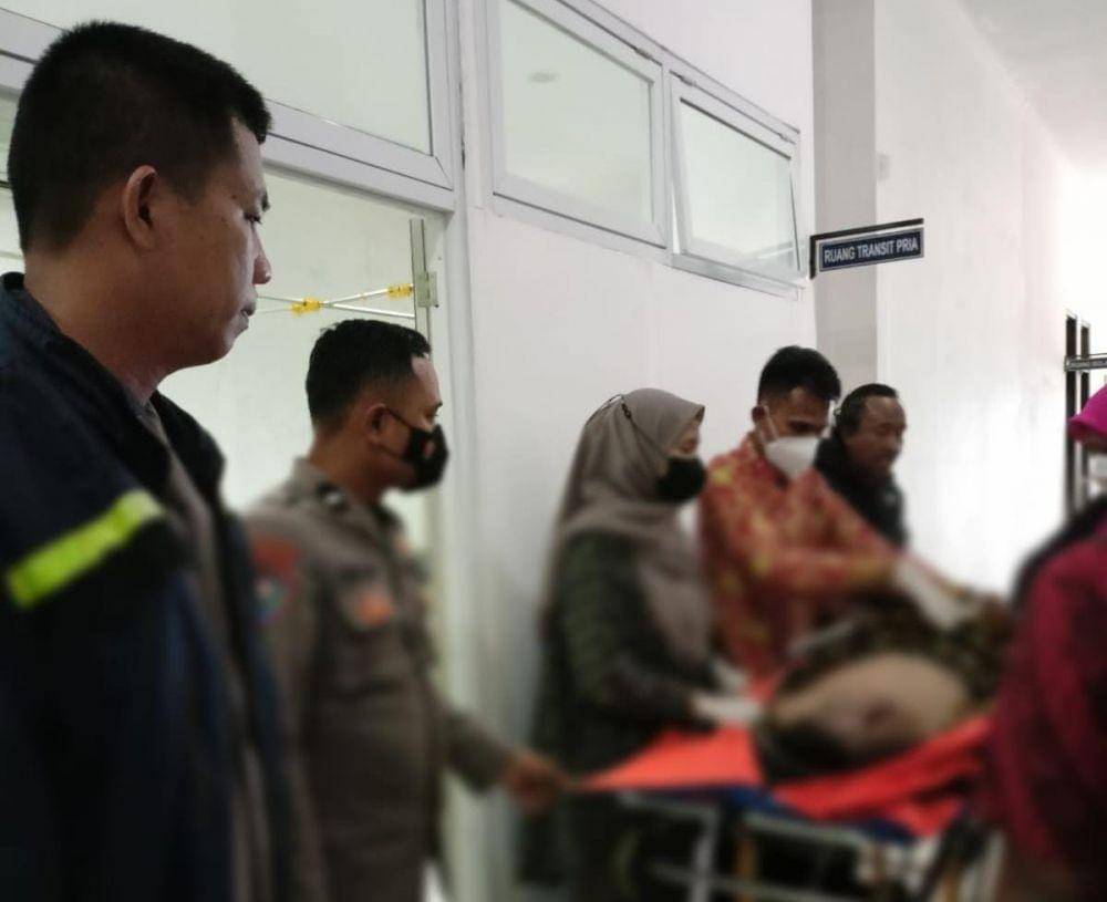 Seorang bocah malang meninggal dunia usai terseret pusaran air dan tenggelam di aliran Sungai Way Kekah, Dusun Sepakat, Sukadadi, Gedong Tataan, Pesawaran. (Dok. Polres Pesawaran).