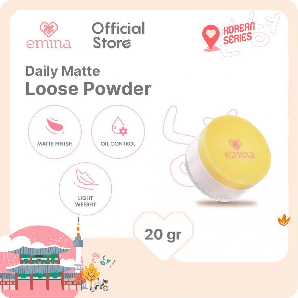 salah satu rekomendasi loose powder untuk kulit sensitif (shopee.co.id/eminaofficial)