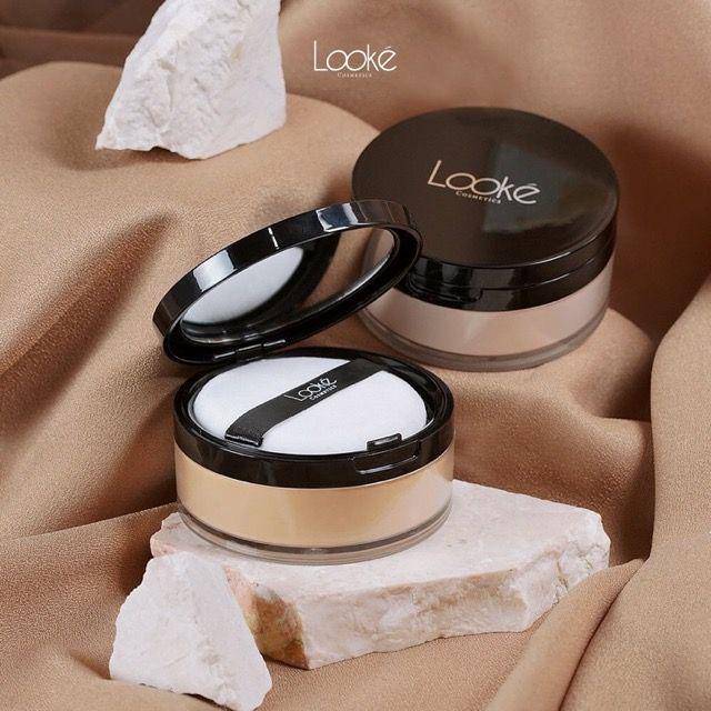 salah satu rekomendasi loose powder untuk kulit sensitif (shopee.co.id/looke_official_store)