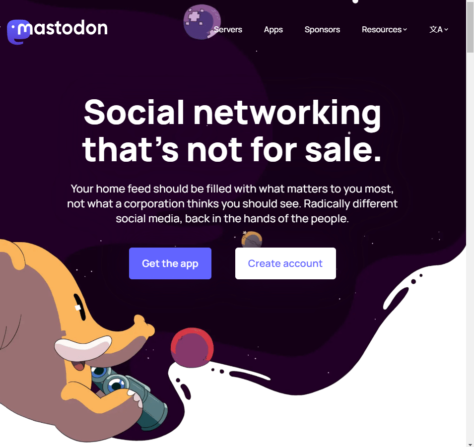 joinmastodon.org