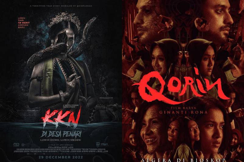 poster film KKN di Desa Penari: Luwih Dowo Luwih Medeni dan Qorin (instagram.com/kknmovie | instagram.com/idnpictures)