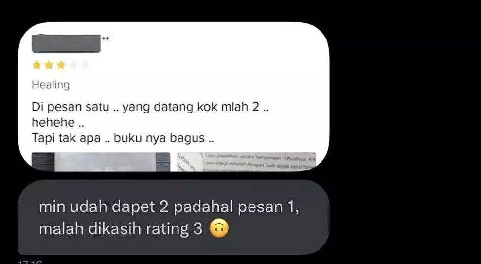 review pembeli online shop (twitter.com/txtdarionlshop)