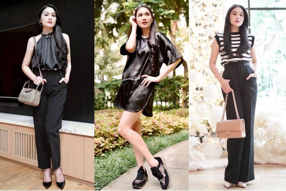 9 Inspirasi OOTD Cewek Mamba ala Sandra Dewi, Gak Bikin Bosan!