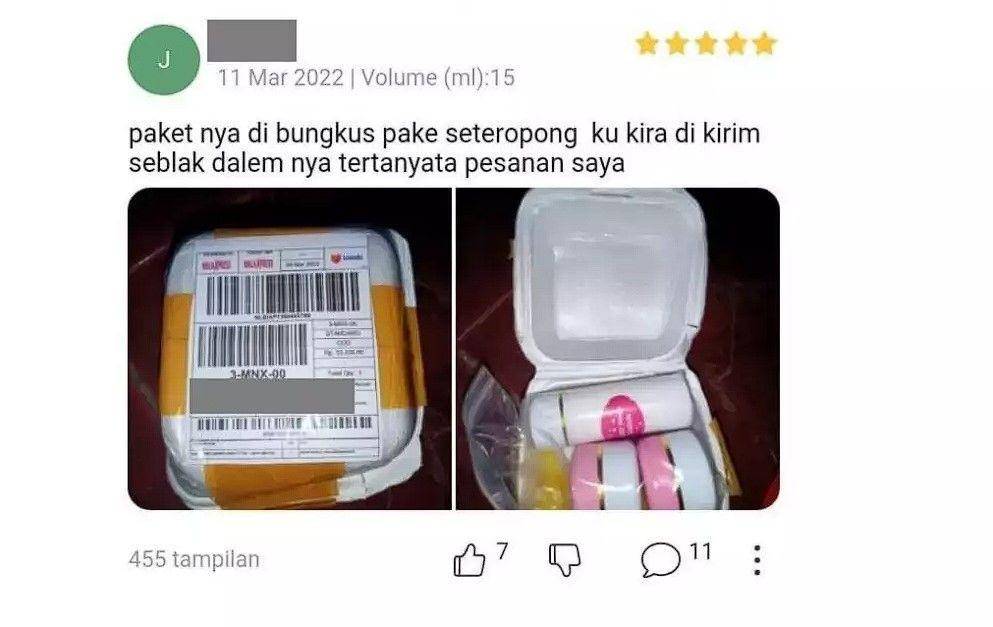 review pembeli online shop (twitter.com/txtdarionlshop)