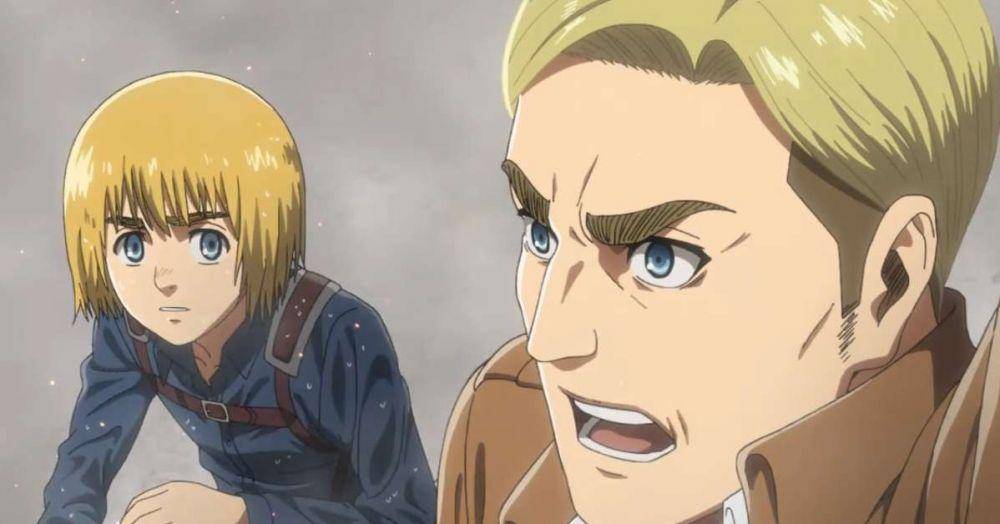 Armin Arlert dan Erwin Smith (dok. Wit Studio/Attack on Titan)