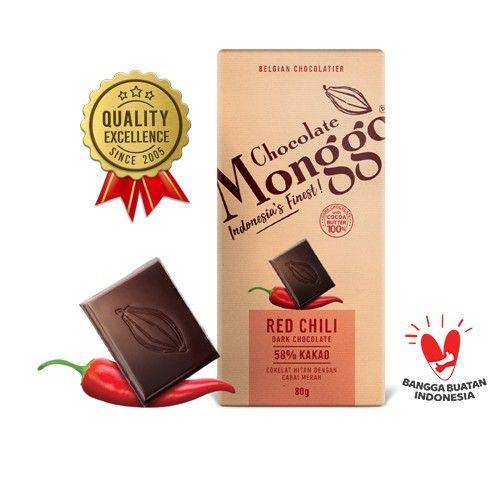 Chocolate Monggo Red Chili & Dark Chocolate (shopee.co.id/chocolatemonggojakarta)