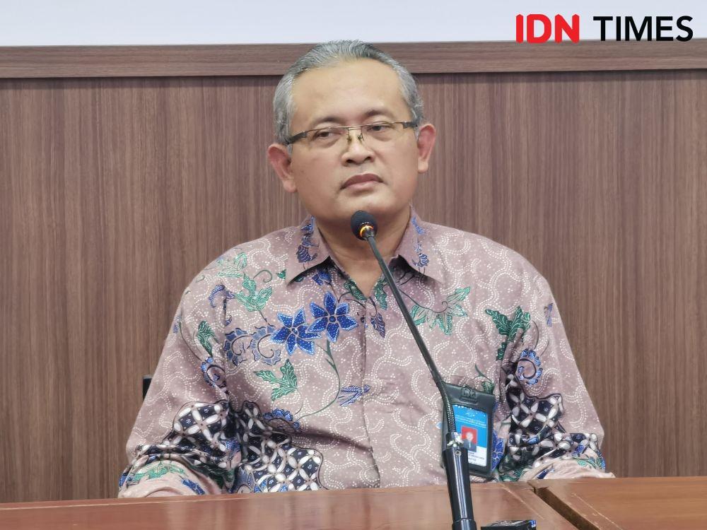 Rektor UNS terpilih, Prof. Dr. rer. nat. Sajidan, M.Si., periode 2023–2028. (IDN Times/Larasati Rey)