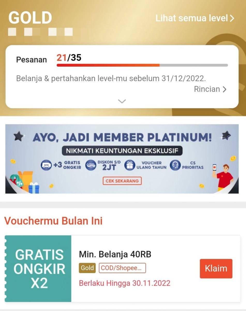 Cara mendapatkan voucher gratis ongkir Shopee (play.google.com)