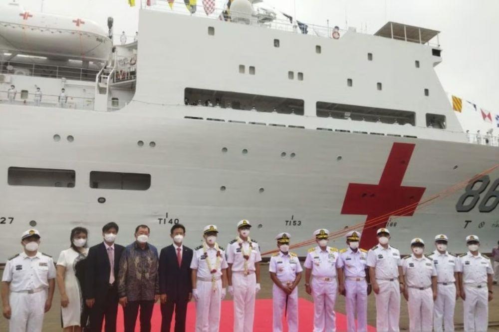 Kapal China Peace Ark Tiba di Indonesia, Beri Pengobatan untuk WNI