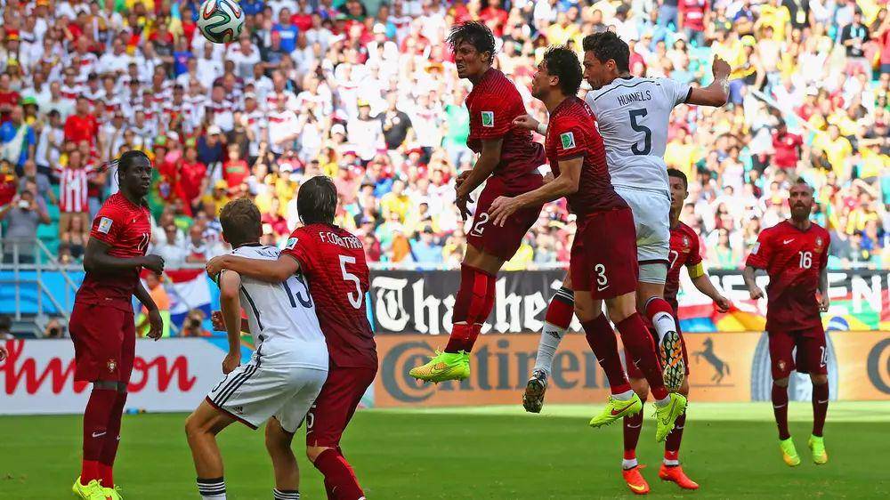 Portugal melawan Jerman di Piala Dunia 2014. (fifa.com)