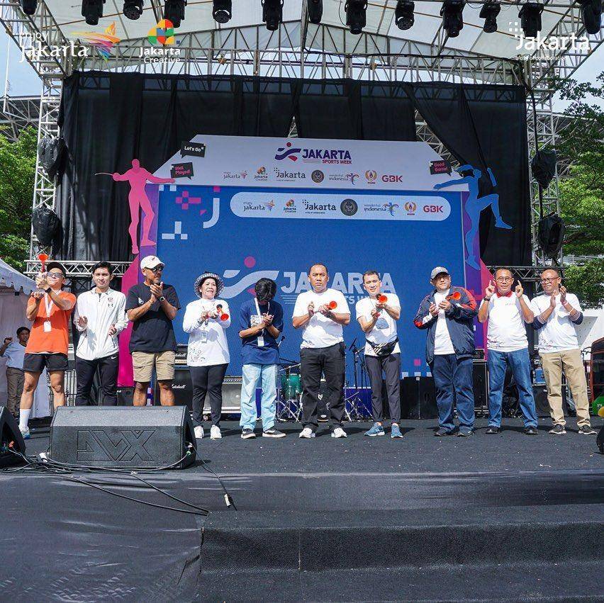 Suasana perhelatan Jakarta Sports Week 2022 (Instagram.com/disparekrafdki)