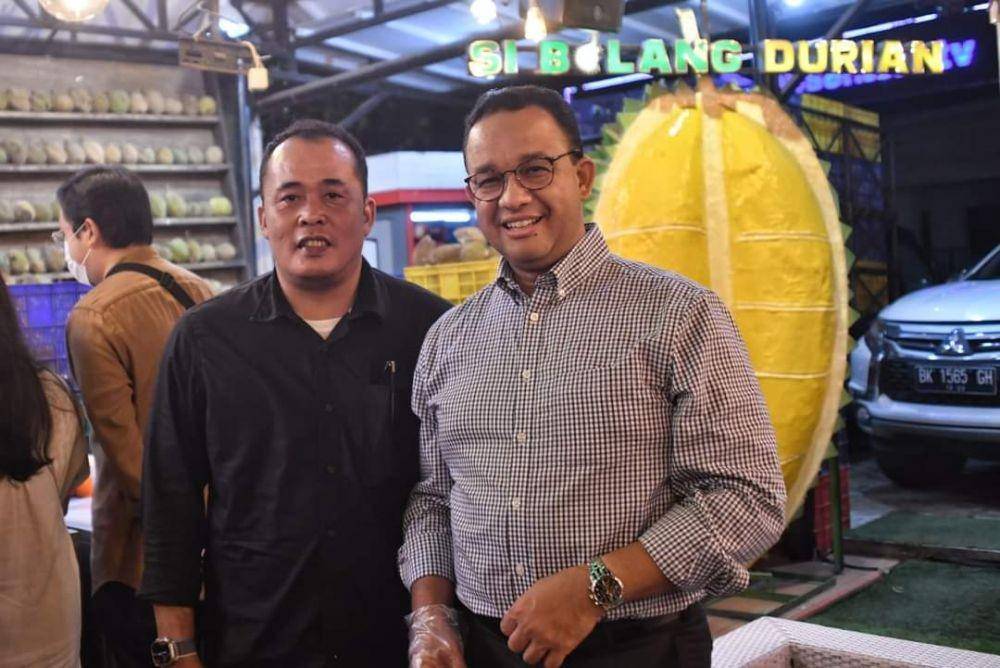 Aulia Rachman selaku Wakil Wali Kota Medan sekaligus Sekretaris DPD Partai Gerindra Sumut foto bersama dengan Calon Presiden, Anies Baswedan (Dok. Istimewa)