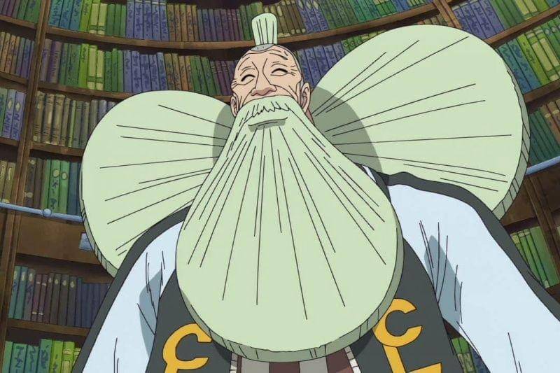 Professor Clover tersenyum. (Dok. Toei Animation/One Piece)