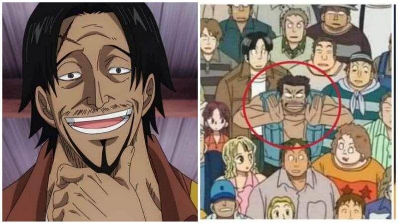 Higuma dan pria yang bertanya ke Gol D. Roger. (Dok. Toei Animation/One Piece)