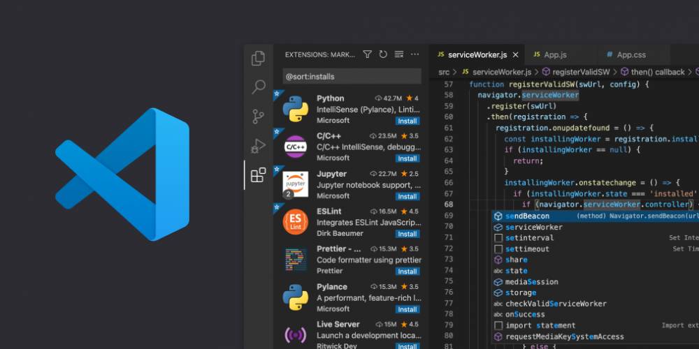 Visual Studio Code (code.visualstudio.com)